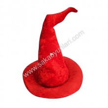 KUMAŞ KIRMIZI HARRY POTTER CADI ŞAPKA