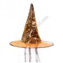 HALLOWEEN SAÇLI CADI ŞAPKASI