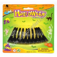 10'LU GEÇMELİ SİYAH CADI TIRNAKLARI