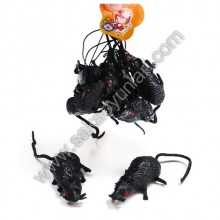 YUMUŞAK SİYAH FARE (12 ADET )