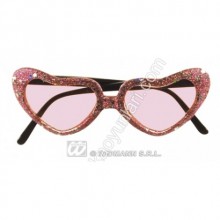 PARTİ PARILTILI KALP GÖZLÜK