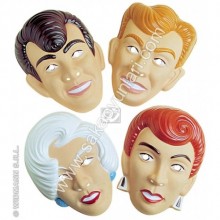 PLASTİK İNSAN MASKESİ ( 4 ADEDİ )