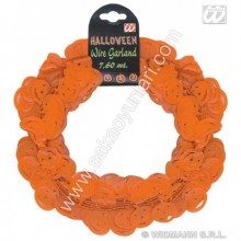 TURUNCU HALLOWEEN DEKOR SÜSLERİ (7.60 MT)