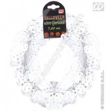 BEYAZ HALLOWEEN DEKOR SÜSLERİ (7.60 MT)