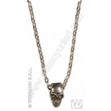 BOYUN ZİNCİRİ KURU KAFA MADALYON