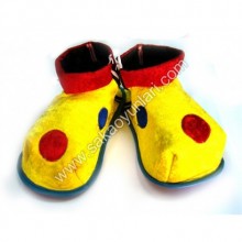 FERMUARLI YETİŞKİN SARI BEZ PALYACO AYAKKABI