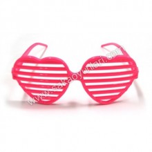 PARTİ PEMBE PANJURLU GÖZLÜK