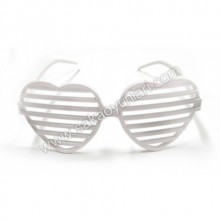 PARTİ BEYAZ PANJURLU GÖZLÜK