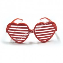 PARTİ KIRMIZI PANJURLU GÖZLÜK