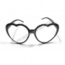 PARTİ SİYAH ÇERÇEVELİ KALP GÖZLÜK