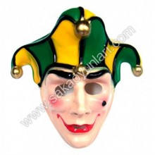 FİLİM KAHRAMANI PLASTİK JOKER MASK