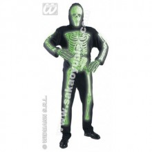 YETİŞKİN FOSFORLU İSKELETOR KOSTÜM ( XL BEDEN )