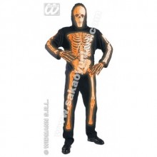 YETİŞKİN FOSFORLU İSKELETOR KOSTÜM ( XL BEDEN )