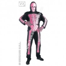 YETİŞKİN FOSFORLU İSKELETOR KOSTÜM ( XL BEDEN )