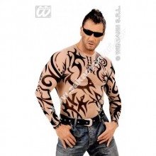 DÖVME DESENLİ ERKEK T-SHIRT