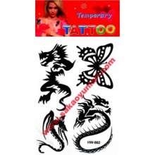 GEÇİCİ VUCUT DÖVMELERİ