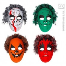 SAÇLI PLASTİK KORKU MASKESİ ( 1 ADEDİ )