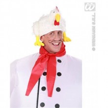 KAFADA TAVUK ŞAPKASI