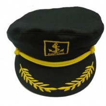  YETİŞKİN KALİTELİ SİYAH DENİZCİ ŞAPKASI