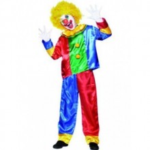 AKSESUARSIZ KIZ ÇOCUK PALYAÇO KOSTÜM ( ALT - ÜST ) ( 8-10 YAŞ )