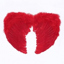 ANA OKULU İÇİN KIRMIZI MELEK KANADI 40 X 30 ( 2- 6 YAŞ )