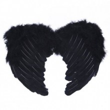 ANA OKULU İÇİN SİYAH MELEK KANADI 40 X 30 (2-6 YAŞ )