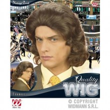 FRANKİE KAHVE ERKEK PERUK