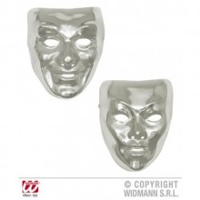 PLASTİK SİLVER MASKE ( 2 ADET )