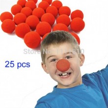 25 ADET PALYAÇO SÜNGER BURUN