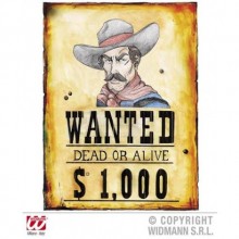 WANTED POSTER ( 38 X 50 CM )