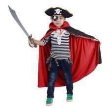 ÇOCUK KORSAN (10-12 YAŞ) PELERİN-ŞAPKA-GÖZ BANDI 