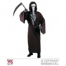 YETİŞKİN KAPŞONLU İSKELET KOSTÜM KAPŞONLU İSKELET KOSTÜM ( S BEDEN )