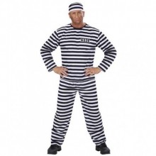 YETİŞKİN HAPİSHANE KOSTÜM (L BEDEN )