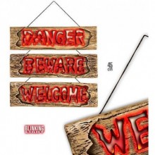 DİKKAT ! YANIP SÖNEN IŞIKLI YAZILI PANOLAR ( 1 ADEDİ ) ( 12 x 45 cm )