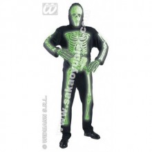 YETİŞKİN FOSFORLU İSKELETOR KOSTÜM ( XL BEDEN )