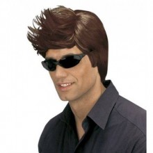 KAHVERENGİ ERKEK PERUK