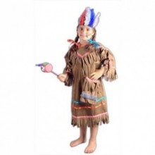 KIZ ÇOCUK KIZILDERİLİ KOSTÜM ( 3-4 YAŞ )