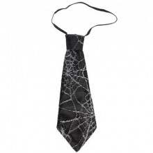 27 cm örümcek ag desenli kravat