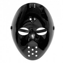 BLACK HOCKEY MASK