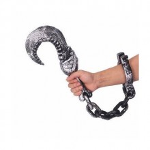 Plastik Halloween Korsan Kancalı Kelepçe Diotin