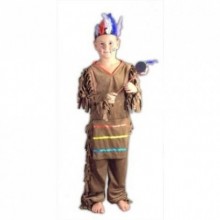 ERKEK ÇOCUK KIZILDERİLİ KOSTÜM (11-12 YAŞ )