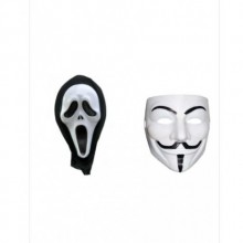 Limitless Trade 2 Adet Karnaval Parti Maskesi V For Vandetta Ve Çığlık Maskesi 