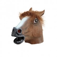 LATEX AT MASKESİ (KAHVERENGİ RENK)