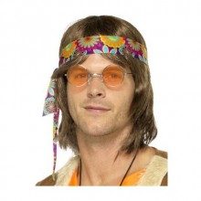 Turuncu Renk 60 lı Yıllar Hippi Lennon Gözlüğü