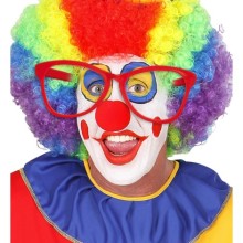 Kırmızı Dev Palyaço Gözlüğü