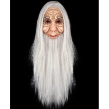 LATEX SAÇLI SAKALLI YAŞLI ADAM MASKESİ