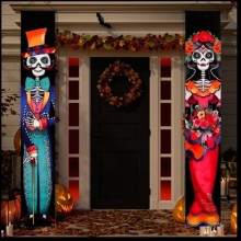 Cadılar Bayramı Bez Kapi Dekoru  2 adet