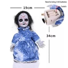 Pilli Korku Bebek ( 34 cm )