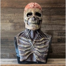 LATEX BEYİNLİ İSKELET MASKESİ