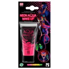 Karanlıkta Parlayan Fosforlu Neonlu Glow Parti Yüz Boyası Vücut Kremi Pembe Renk